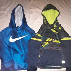 Nike and Russell boys hoodies size 10-12